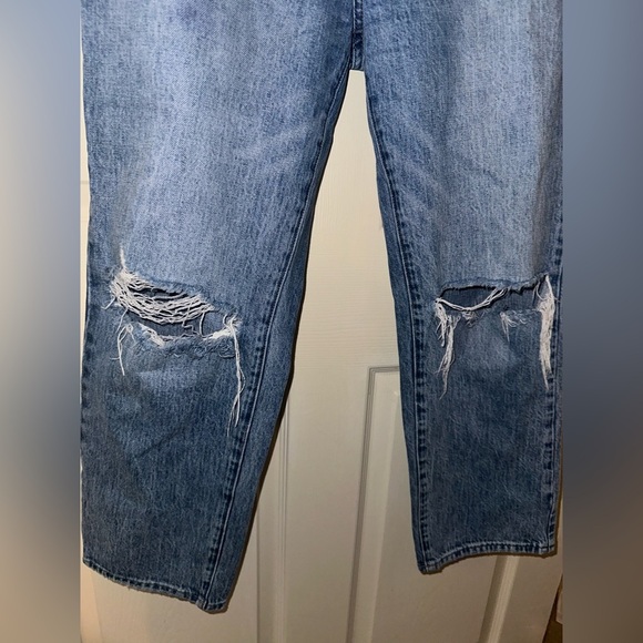 Pistola women’s Charlie High Rise Straight Wallace Wash Distressed knee Jeans 29 - Picture 4 of 11